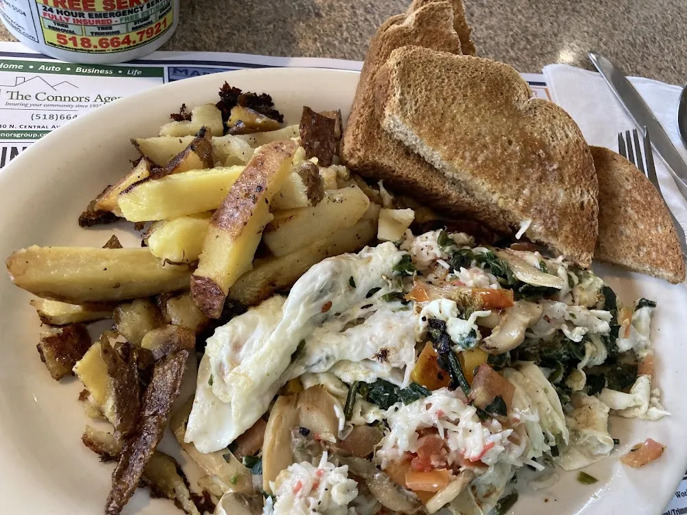 Egg White Veggie Omelette